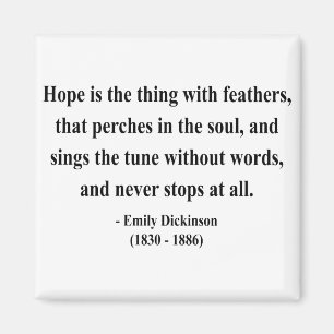 Emily Dickinson Quote 1a Magneet