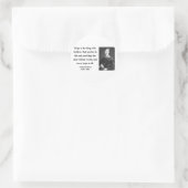 Emily Dickinson Quote 1b Ronde Sticker (Tas)