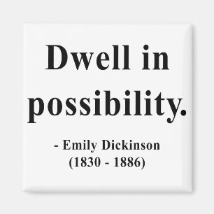 Emily Dickinson Quote 2a Magneet
