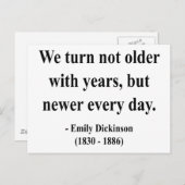 Emily Dickinson Quote 4a Briefkaart (Voorkant / Achterkant)