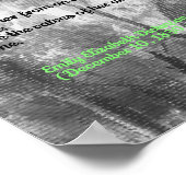 Emily Dickinson's gedicht (de sol..) Poster (Hoek)