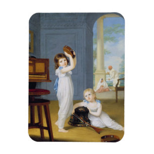 Emily en George Mason, c.1794-95 (olie op canvas) Magneet