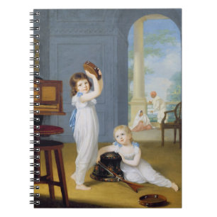 Emily en George Mason, c.1794-95 (olie op canvas) Notitieboek