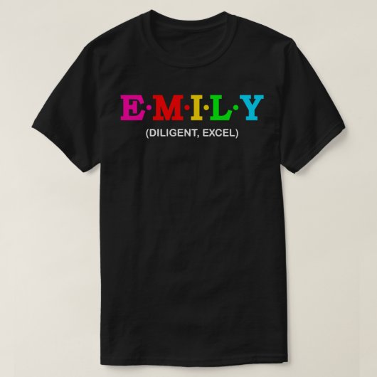 Emily Excel Diligent T-shirt (Design voorkant)