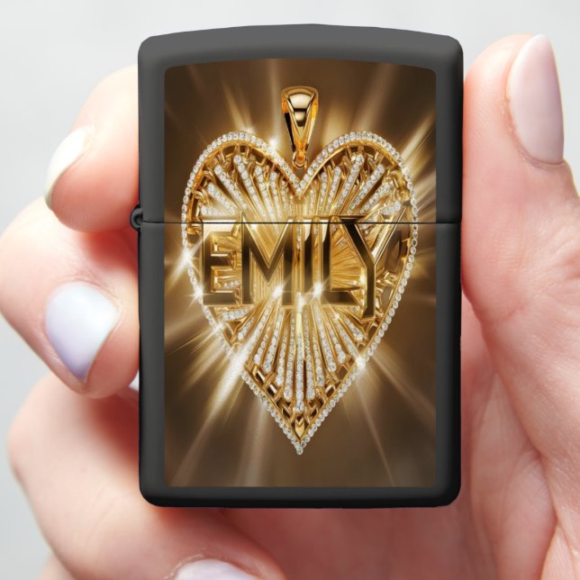 Emily gouden hart hanger (In Hand)
