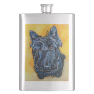 "Emily in Blue" Scottie art Flacon