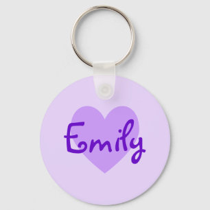 Emily in Paars Sleutelhanger