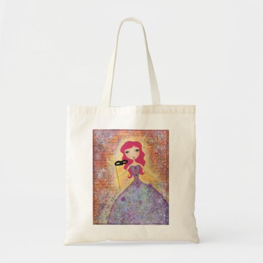 "Emily" Masquerade Canvas tas (Voorkant)