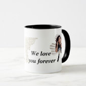 @Emily naam Mok – Aangepaste koffiebeker met An (Voorkant rechts)