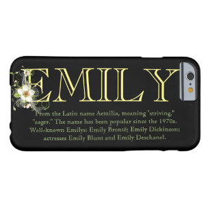 "EMILY" Nom/Signification IPHONE 6 COQUE
