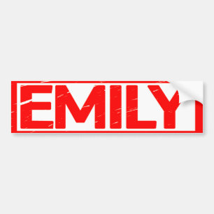 Emily Stamp Bumpersticker