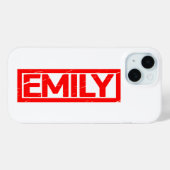 Emily Stamp Case-Mate iPhone Case (Achterkant (horizontaal))
