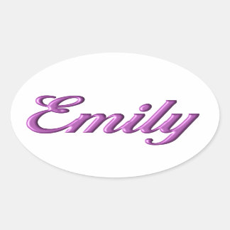 Emily sticker naam