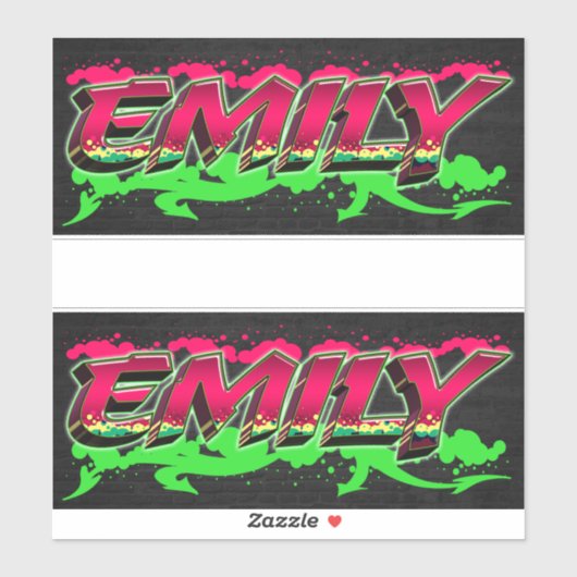 Emily Vorname Name Graffiti Aufkleber Sticker (Vel)