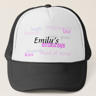 Emily's, entourage, bruidsmeisjes, liefde, diamant trucker pet