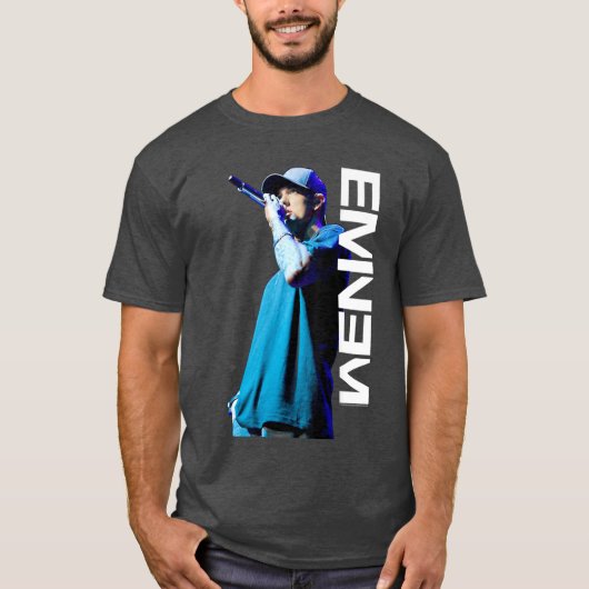 Eminem Mic Pose funny T-shirt (Voorkant)