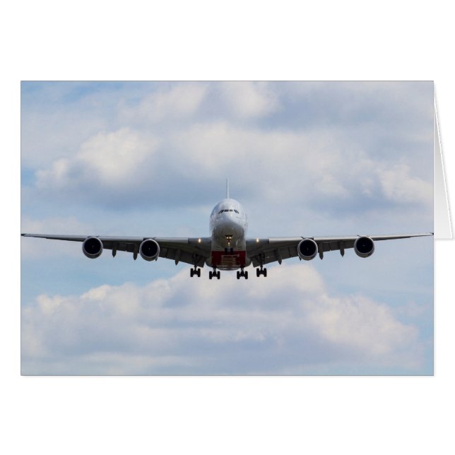 Emirates Airbus A380 (Devant horizontal)