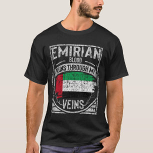 Emirian Blood loopt door mijn vinnen T-shirt