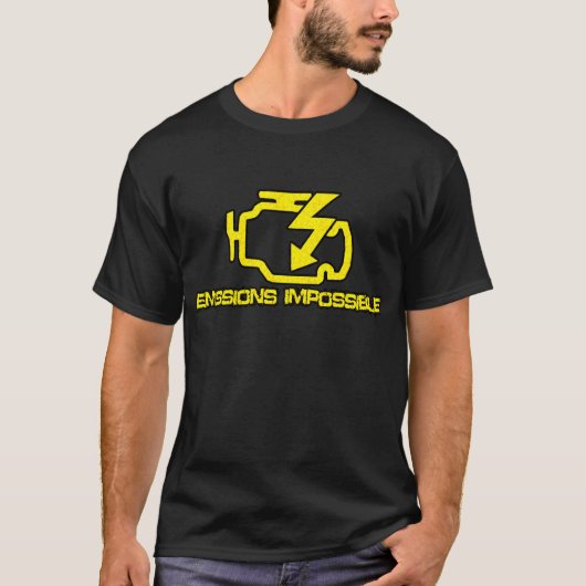 Emissies onmogelijk t-shirt (Voorkant)