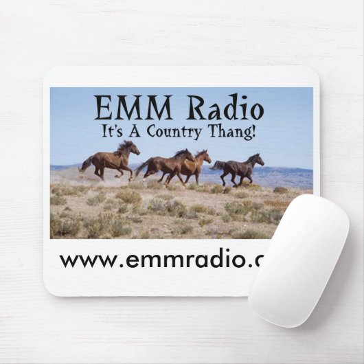 EMM Radio Mousepad Muismat (Met muis)
