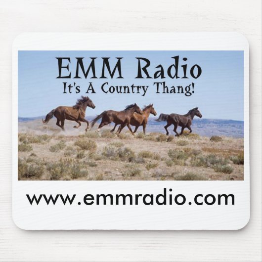 EMM Radio Mousepad Muismat (Voorkant)