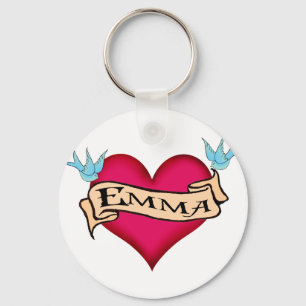 Emma - Aangepast Tattoo T-shirts en cadeautjes Sleutelhanger