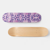 Emma Butterfly Scroll Designer Name Skateboard (Horizontaal)