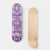 Emma Butterfly Scroll Designer Name Skateboard (Voorkant)