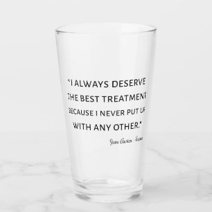 Emma by Jane Austen Quote II Glas