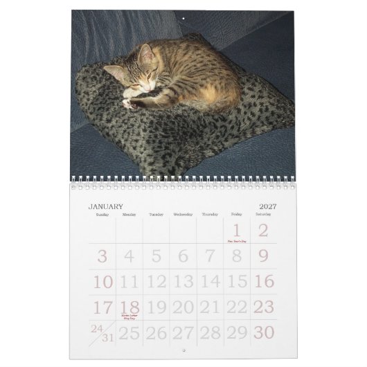 Emma Calendar Kalender (Jan 2027)