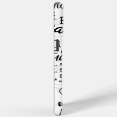 Emma Custom Name Zwart Wit Case-Mate iPhone Case (Achterkant / Rechts)