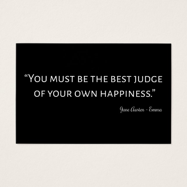 Emma De Jane Austen Citation I (Devant)