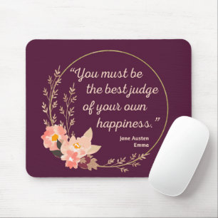 Emma door Jane Austen Quote I - Schuine stijl Muismat