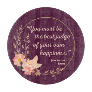 Emma door Jane Austen Quote I - Schuine stijl Snijplank