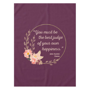 Emma door Jane Austen Quote I - Schuine stijl Tafelkleed