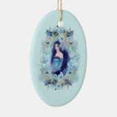 Emma engel met bloemen Ornament (Rechts)