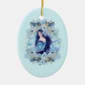 Emma engel met bloemen Ornament (Voorkant)