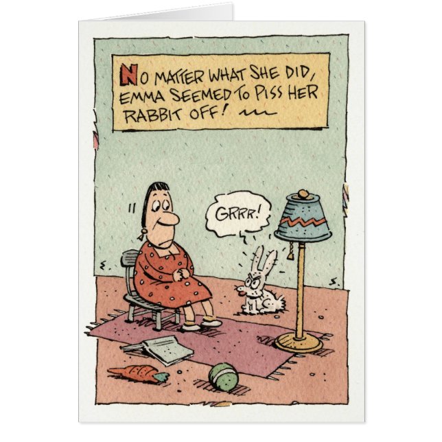 Emma et son lapin (Devant)