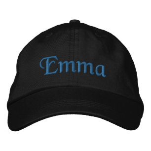 Emma Gepersonaliseerd geborduurd Baseball Pet Blue
