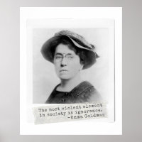 Emma Goldman Quote - Onwetendheid - Vrouwenactivis