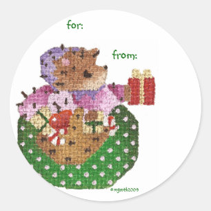 emma hedgewick gift label sticker