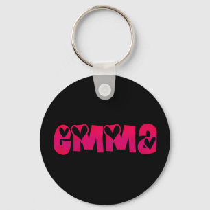 Emma in het hart sleutelhanger