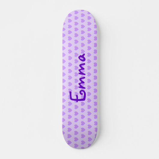 Emma in het Paars Skateboard (Voorkant)