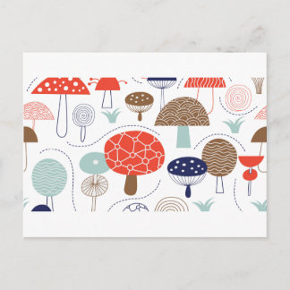 Emma Janeway Mushrooms Collectie Briefkaart