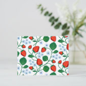Emma Janeway Strawberries Briefkaart (Staand voorkant)