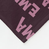 EMMA, Jouw naam Fleece Blanket (Hoek)