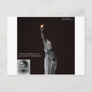 Emma Lazarus & Standbeeld van de Vrijheid Cadeaus Briefkaart