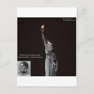 Emma Lazarus & Standbeeld van de Vrijheid Cadeaus Briefkaart