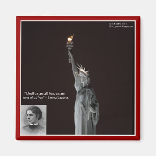 Emma Lazarus & Standbeeld van de Vrijheid Cadeaus Magneet
