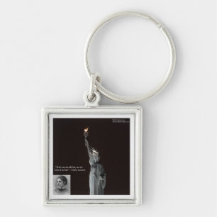 Emma Lazarus & Standbeeld van de Vrijheid Cadeaus Sleutelhanger